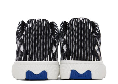 Burberry Check Knit Box Sneaker Black White