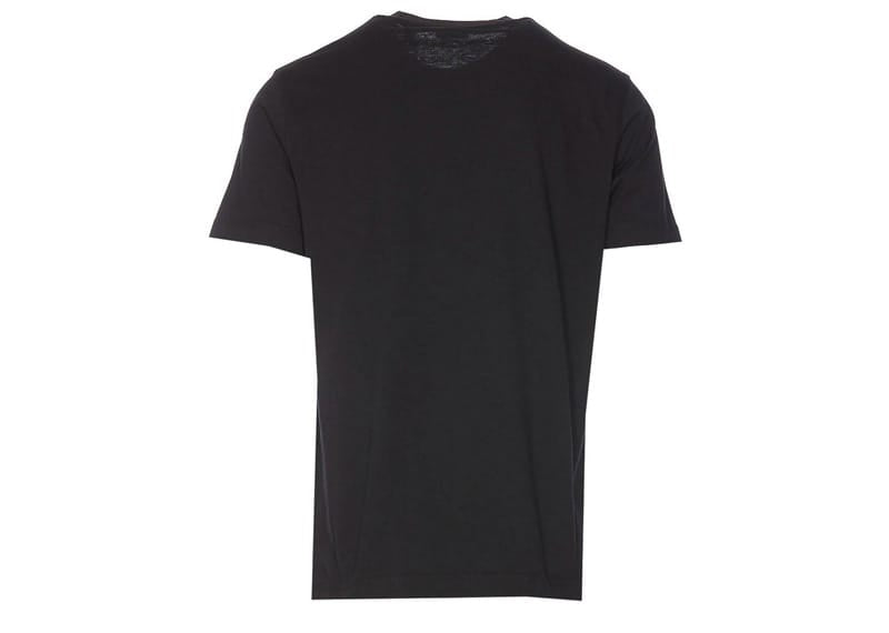 Burberry Check Label Tee Black