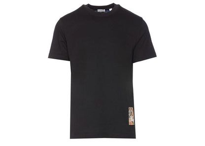 Burberry Check Label Tee Black