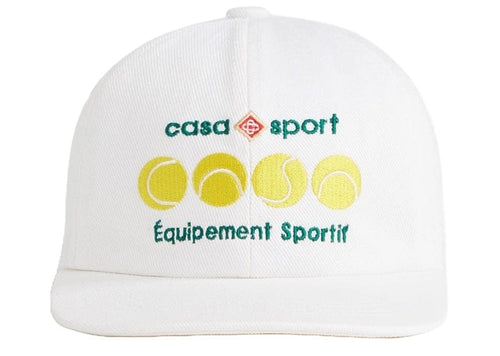 Casablanca Equipment Sportif Embroidered Cap White