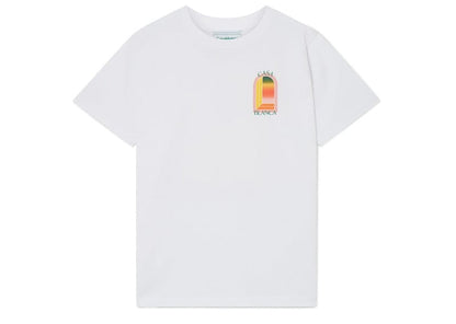 Casablanca Gradient Arch Logo T-Shirt White