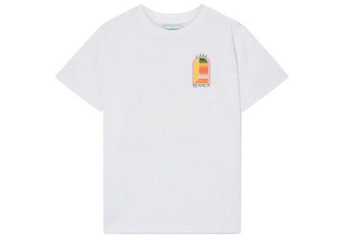 Casablanca Gradient Arch Logo T-Shirt White