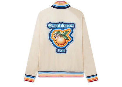 Casablanca Radiating Orange Patch Souvenir Jacket