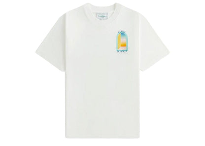 Casablanca T-Shirt L'arc Colore Printed White