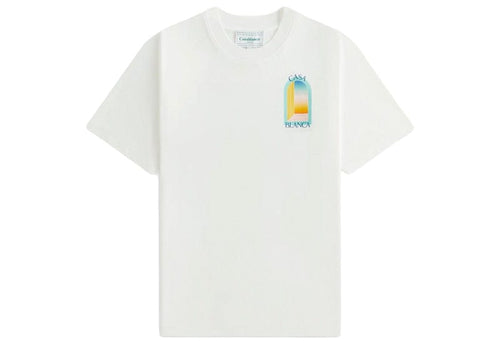 Casablanca T-Shirt L'arc Colore Printed White