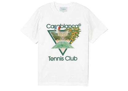 Casablanca Tennis Club Icon Short Sleeve Tee White (SS26)