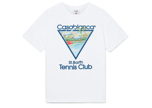 Casablanca Tennis Club Icon Short Sleeve Tee White