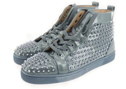 Christian Louboutin Louis Spikes High-Top Patent