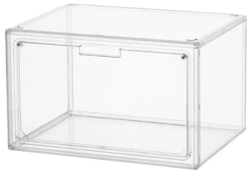 Clear Plastic Acrylic Stackable Sneaker Crate