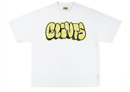 Clints Tag Tee White