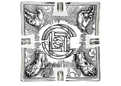 Clot Logo Hand Drawn Cigar Tray White
