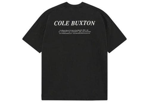 Cole Buxton Address Tee Vintage Black