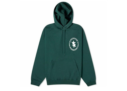 Cole Buxton CB International Crest Hoodie Forest Green