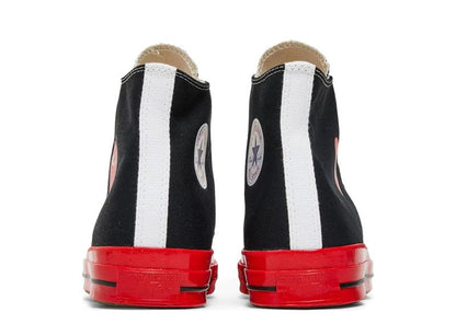 Converse Chuck Taylor All-Star 70 Hi Comme des Garcons PLAY Black Red Midsole