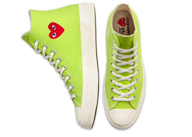 Converse Chuck Taylor All-Star 70 Hi Comme des Garcons Play Bright Green