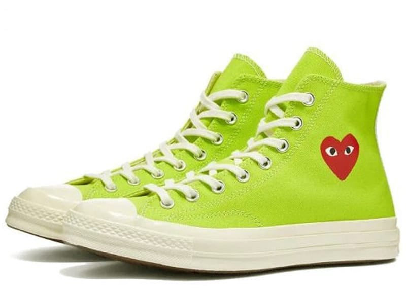 Converse Chuck Taylor All-Star 70 Hi Comme des Garcons Play Bright Green