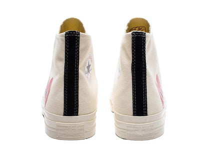 Converse Chuck Taylor All Star 70 Hi Comme des Garcons PLAY 'WHITE/MILK'