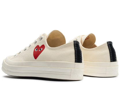 Converse Chuck Taylor All Star 70 Ox Comme des Garcons Play Single Heart Milk