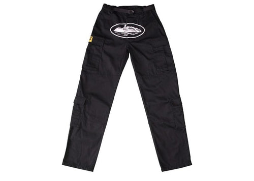 Corteiz 4Starz Special Edition Guerillaz Cargos Black/White