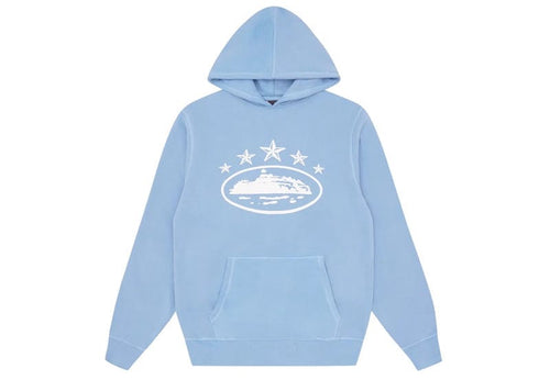 Corteiz 5 Starz Alcatraz Hoodie Baby Blue