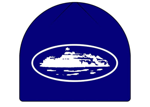 Corteiz Alcatraz Skully Royal Blue