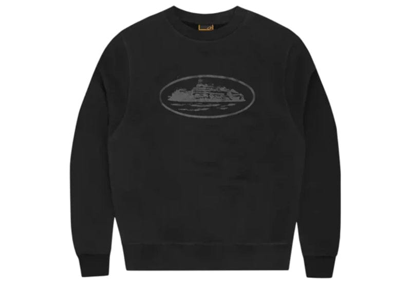 Corteiz Alcatraz Sweatshirt Triple Black