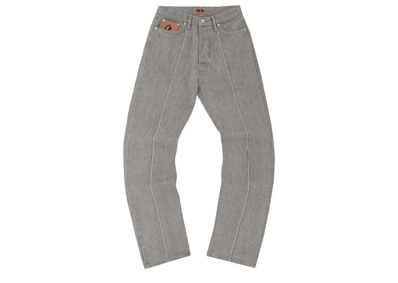 Corteiz C-Star Denim Jeans Grey