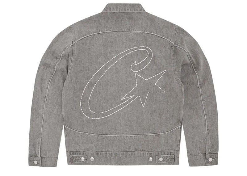 Corteiz C-Star Denim Trucker Jacket Grey