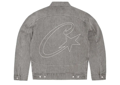 Corteiz C-Star Denim Trucker Jacket Grey