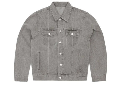 Corteiz C-Star Denim Trucker Jacket Grey