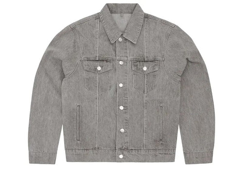 Corteiz C-Star Denim Trucker Jacket Grey