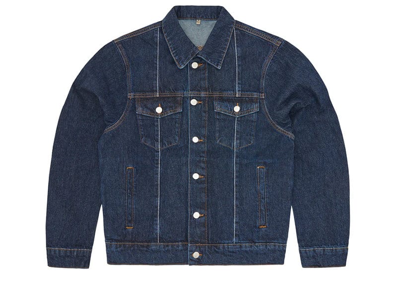 Corteiz C-Star Stitch-Down Denim Jacket Dark Wash