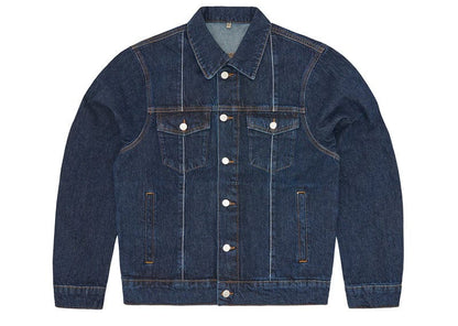 Corteiz C-Star Stitch-Down Denim Jacket Dark Wash