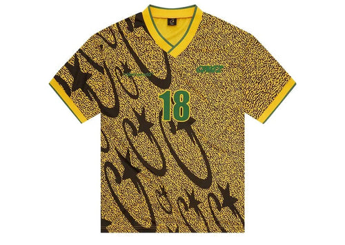 Corteiz Carni Stellations Football Jersey Yellow