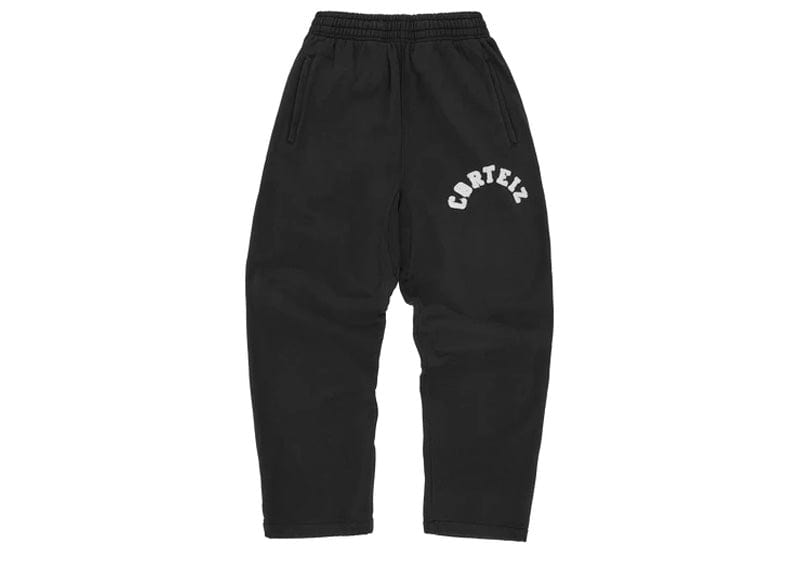 Corteiz Colly Arch Open Hem Pants Black