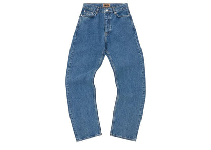 Corteiz Dual Stripe Baggy Jeans Midwash