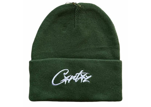 Corteiz Folded Allstarz Beanie Green