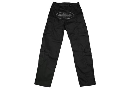 Corteiz Guerillaz Cargos Triple Black