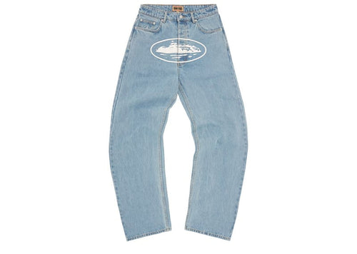 Corteiz Island Baggy Denim Jeans Stonewash