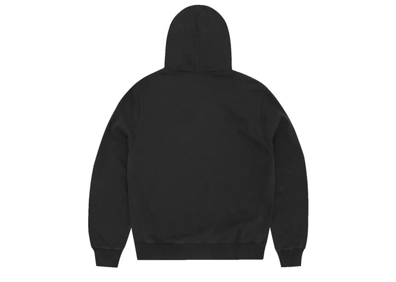 Corteiz Satin C Star Appliqué Hoodie Black