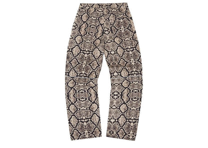 Corteiz Snakeskin Denim Workwear Pant Black/Beige