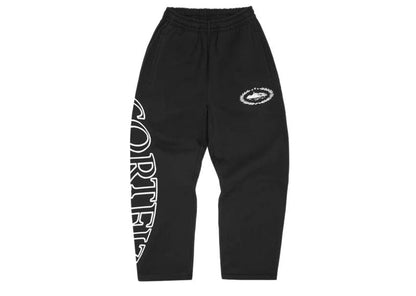 Corteiz Superior Royale Open Hem Pants black