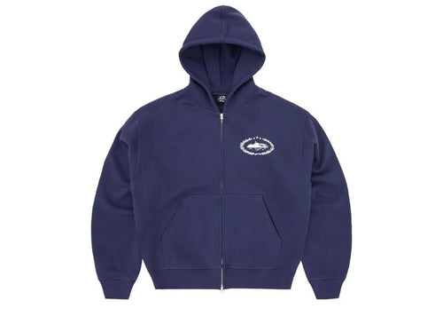 Corteiz Superior Royale Zip Hoodie Navy