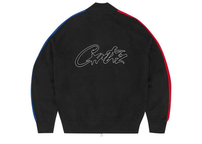 Corteiz VVS Knit Zip Black/Red/Blue