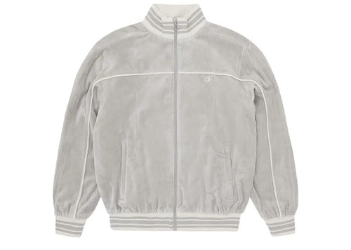 Corteiz VVS Uptown Velour Track Jacket Grey