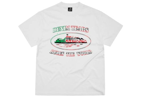 Corteiz x Denim Tears Cortears OG Alcatraz Tee White