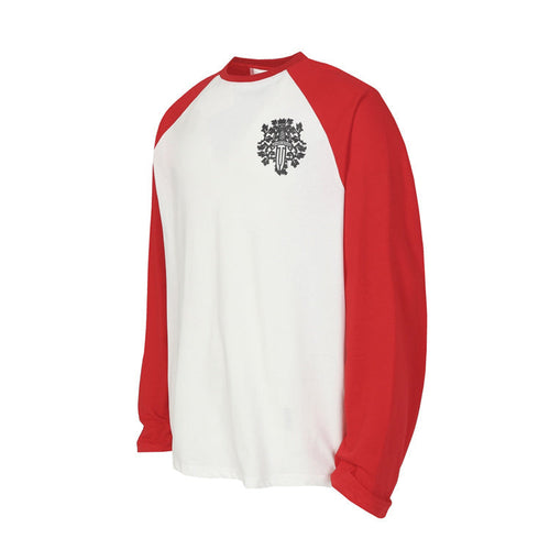 Chrome Hearts  - Long Sleeve White/Red
