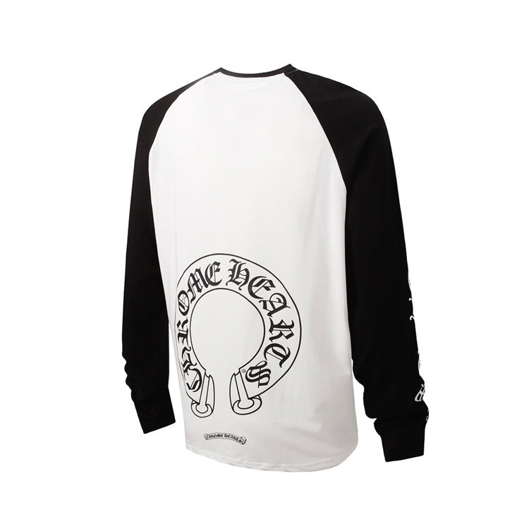 Chrome Hearts Horshoe - Long Sleeve White/Black