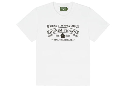 Denim Tears ADG Tee White and Black
