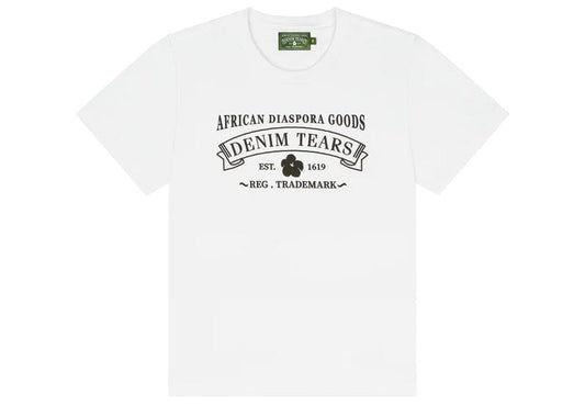 Denim Tears ADG Tee White and Black